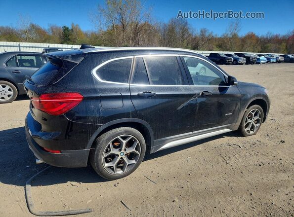 WBXHT3C3XH5F76409 2017 BMW X1 Black Tył prawy