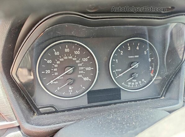 WBXHT3C3XH5F76409 2017 BMW X1 Black Widok zestawu wskaźników