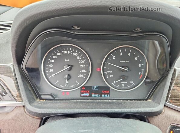 WBXHT3C3XJ5K30105 2018 BMW X1 Black Widok zestawu wskaźników