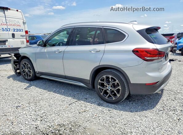 WBXJG7C01L5R26809 2020 BMW X1 Silver უკანა მარცხენა