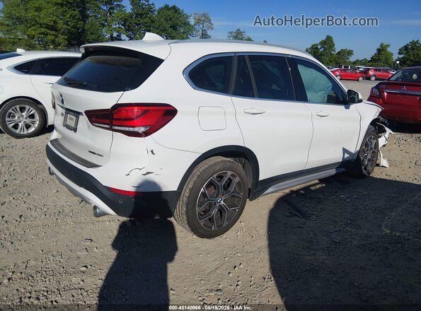 WBXJG9C03M5S07347 2021 BMW X1 White Rear right