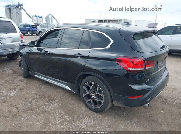 WBXJG9C05M5U09977 2021 BMW X1 Black Հետևի ձախ