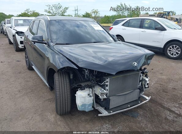 WBXJG9C05M5U09977 2021 BMW X1 Black Դիմացի տեսք