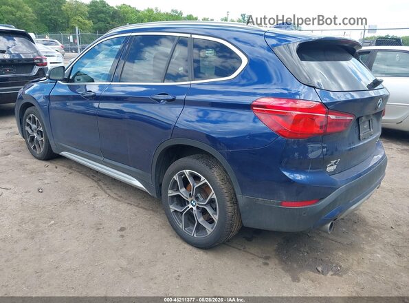 WBXJG9C08L5P60820 2020 BMW X1 Синий Задняя левая четверть
