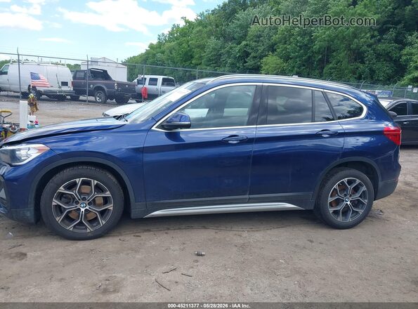 WBXJG9C08L5P60820 2020 BMW X1 Синий Панорамный вид салона 360°