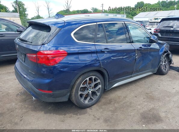 WBXJG9C08L5P60820 2020 BMW X1 Синий Задняя правая четверть