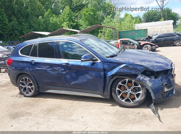 WBXJG9C08L5P60820 2020 BMW X1 Синий Вид задней части салона