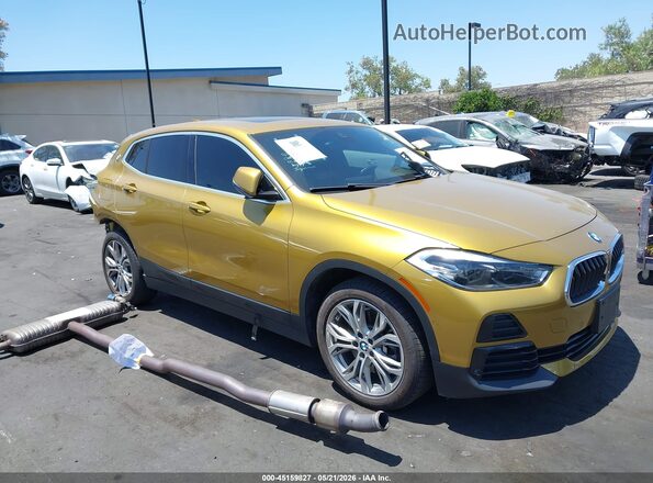 WBXYH9C08M5T03065 2021 BMW X2 Желтый Панорамный вид салона 360°