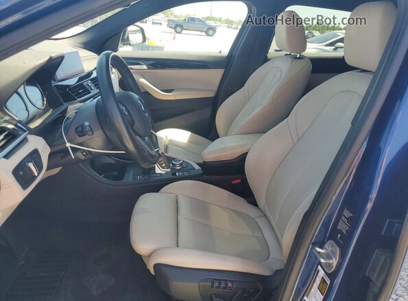 WBXYJ1C07M5S06607 2021 BMW X2 Blue Front interior view