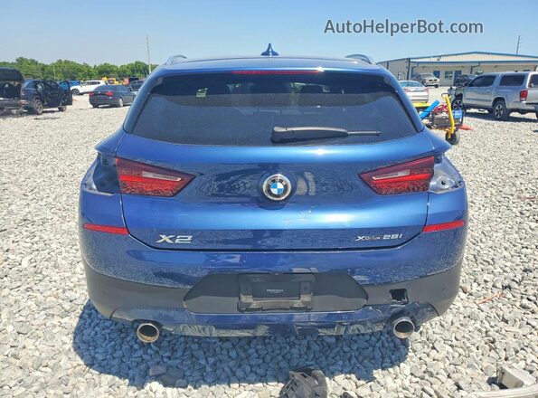 WBXYJ1C07M5S06607 2021 BMW X2 Blue Rear view