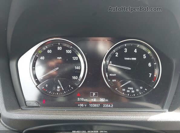 WBXYJ3C32JEJ89653 2018 BMW X2 White Հետևի նստատեղերի տեսք