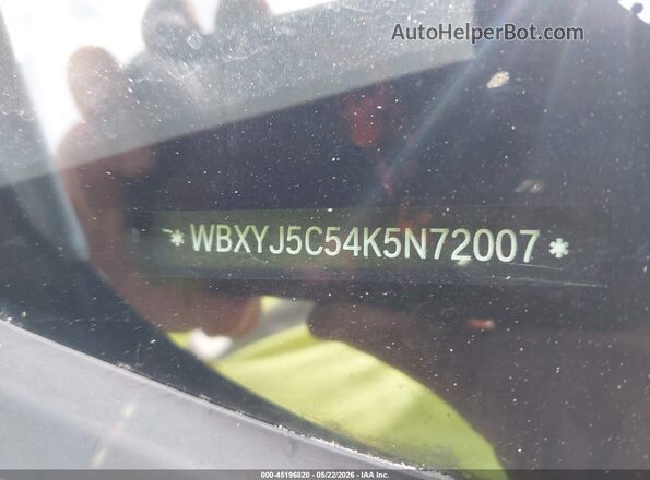 WBXYJ5C54K5N72007 2019 BMW X2 White Vista del compartimento del motor