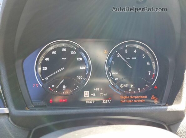 WBXYN1C02L5P41265 2020 BMW X2 Черный Вид щитка приборов