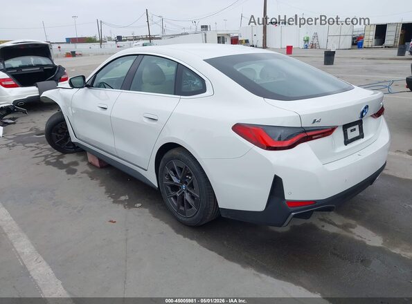 WBY23HD08SFT87792 2025 BMW I4 White 