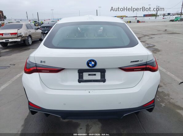 WBY23HD08SFT87792 2025 BMW I4 White 
