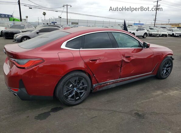 WBY23HD08SFV73106 2025 BMW I4 Red Задня права чверть