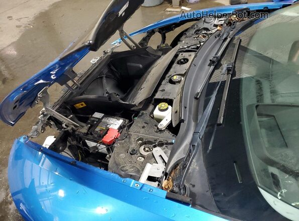 WBY2Z2C54GV674925 2016 BMW I8 Blue Widok wnętrza z tyłu
