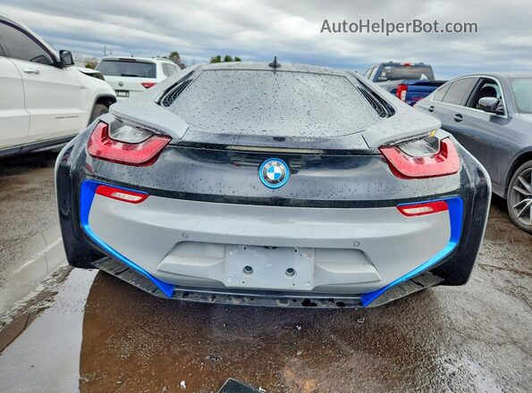 WBY2Z2C54GV675895 2016 BMW I8 Gray Rear view