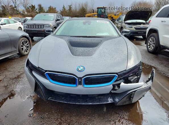 WBY2Z2C54GV675895 2016 BMW I8 Gray Front view