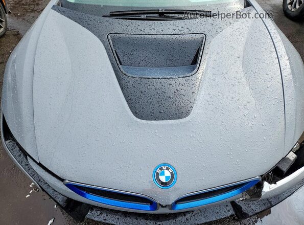 WBY2Z2C54GV675895 2016 BMW I8 Gray Rear interior view
