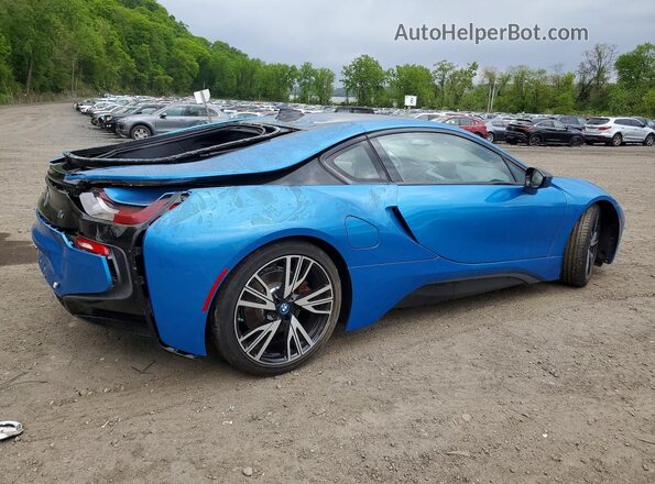 WBY2Z2C55GV675162 2016 BMW I8 Blue Tył prawy