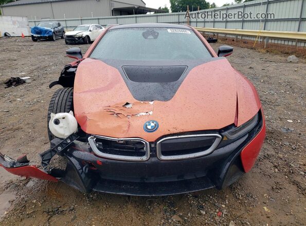 WBY2Z2C5XHV676339 2017 BMW I8 Orange Front view