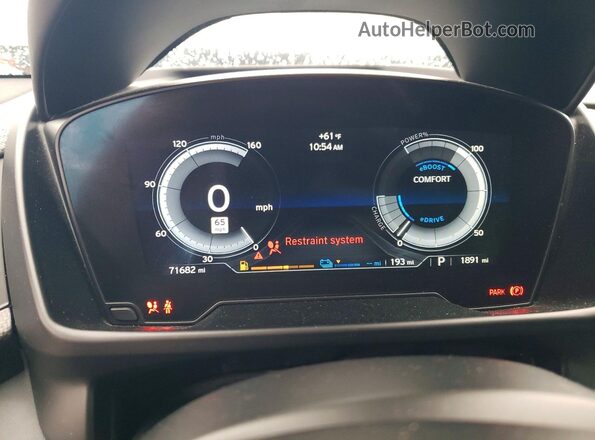 WBY2Z2C5XHV676339 2017 BMW I8 Orange Instrument cluster view
