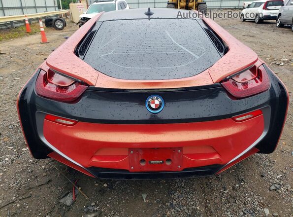 WBY2Z2C5XHV676339 2017 BMW I8 Orange Rear view
