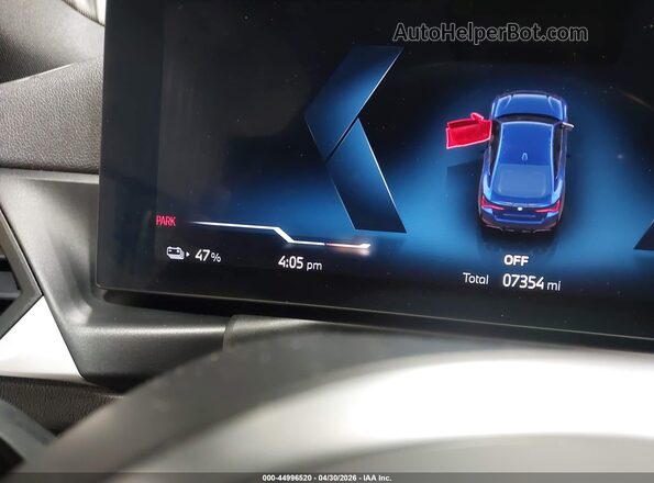 WBY33AW06PFP31605 2023 BMW I4 Blue 
