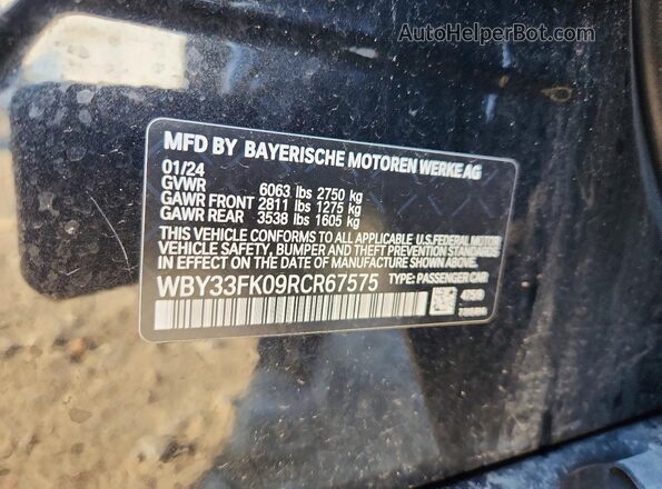 WBY33FK09RCR67575 2024 BMW OTHER Black Շարժիչի բաժամունքի տեսք