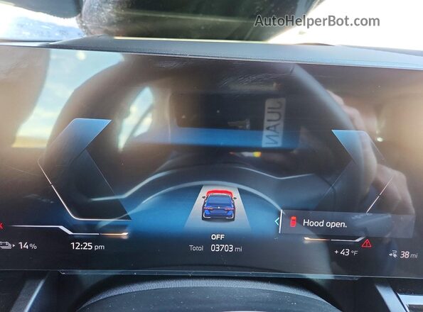 WBY33HG08TCV76705 2026 BMW OTHER Blue Instrument cluster view