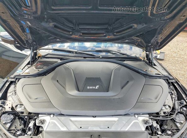 WBY43AW00RFT40375 2024 BMW I4 Black უკანა სალონის ხედი