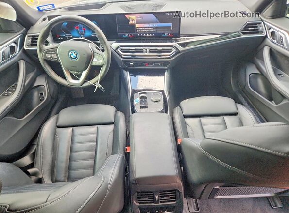 WBY43AW00RFT40375 2024 BMW I4 Black წინა პანელის ხედი