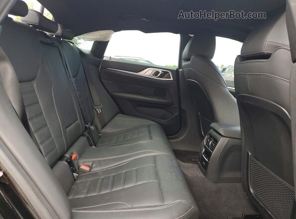 WBY43AW00RFT40375 2024 BMW I4 Black უკანა სავარძლების ხედი
