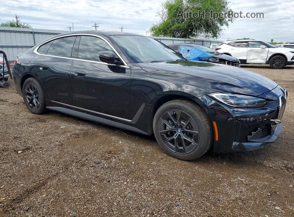 WBY43AW00RFT40375 2024 BMW I4 Black წინა მარჯვენა