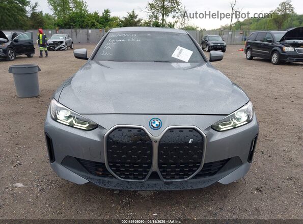 WBY43AW01RFS75813 2024 BMW I4 Gray Вид щитка приладів