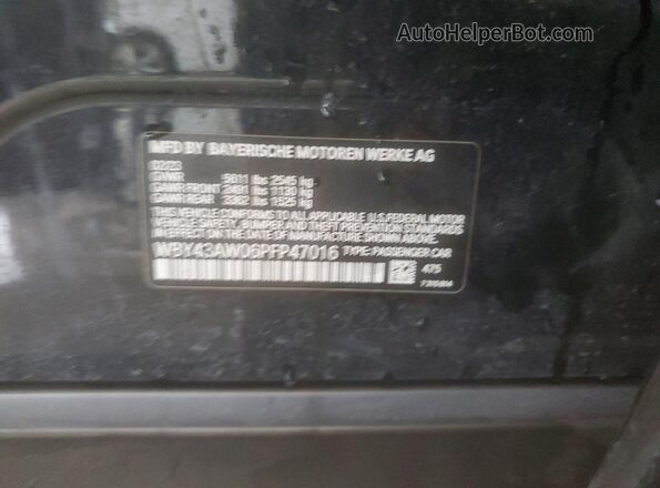 WBY43AW06PFP47016 2023 BMW I4 Black Widok komory silnika