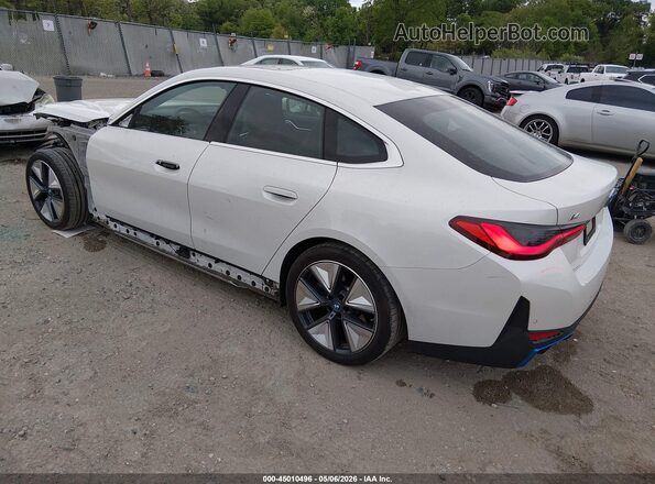 WBY43AW07PFR42039 2023 BMW I4 Белый Задняя левая четверть