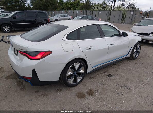 WBY43AW07PFR42039 2023 BMW I4 Белый Задняя правая четверть