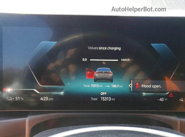 WBY43AW07RFT11567 2024 BMW I4 Gray Widok zestawu wskaźników