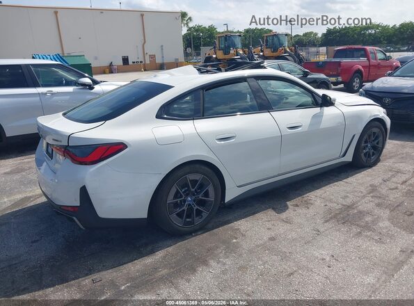 WBY43AW09PFP55790 2023 BMW I4 White უკანა მარჯვენა
