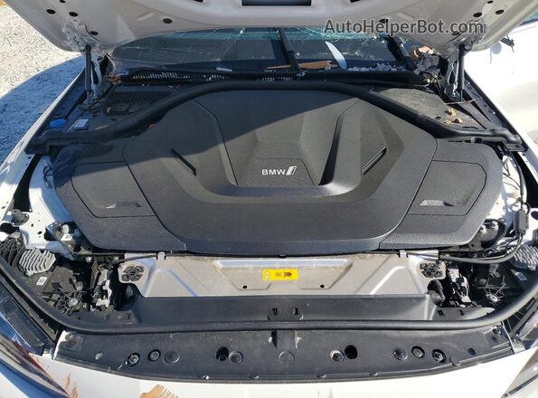 WBY43AW09PFP74985 2023 BMW I4 White უკანა სალონის ხედი