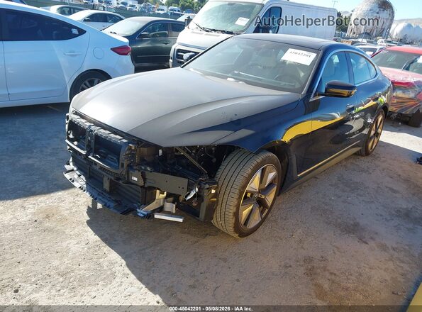 WBY43AW09RFT41332 2024 BMW I4 Black Передня ліва чверть