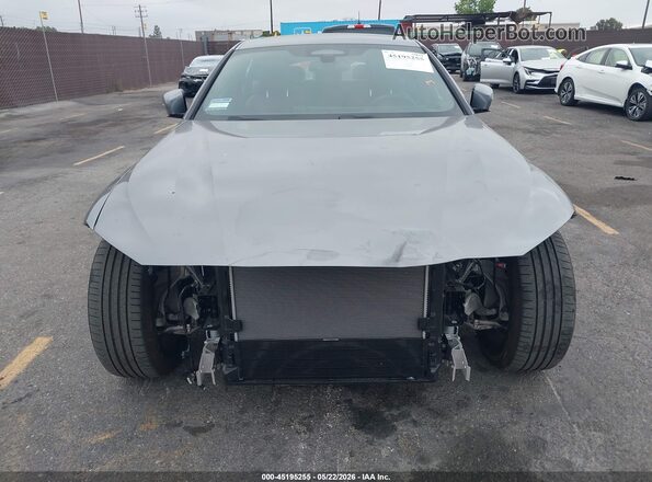 WBY43AW0XRFT10087 2024 BMW I4 Gray Вид задньої частини салону