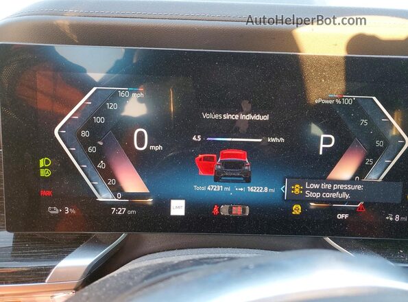 WBY43EJ03RCR66583 2024 BMW OTHER Black Instrument cluster view