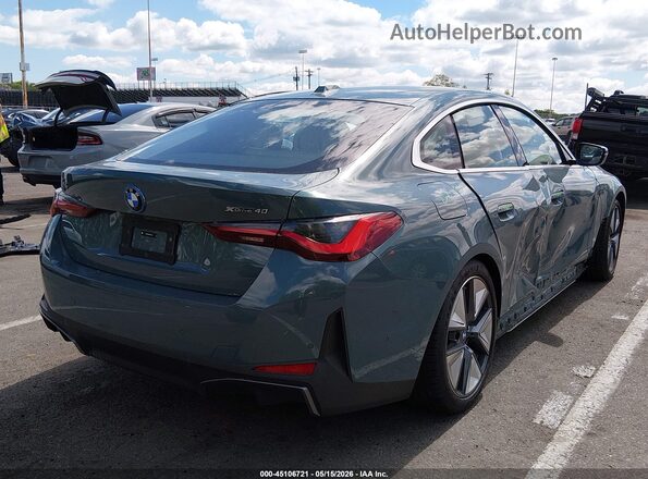 WBY43HD00SFT91330 2025 BMW I4 Teal Задня права чверть