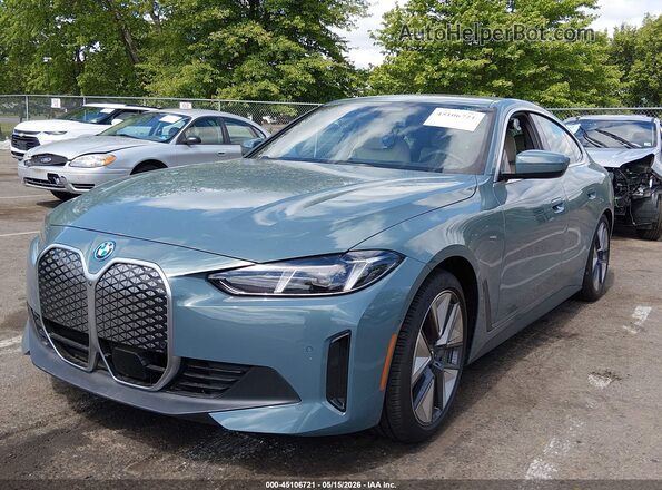 WBY43HD00SFT91330 2025 BMW I4 Teal Передня ліва чверть