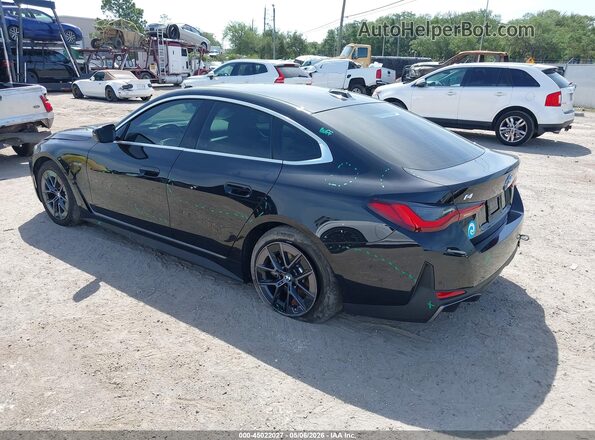 WBY43HD00SFU89063 2025 BMW I4 Black უკანა მარცხენა
