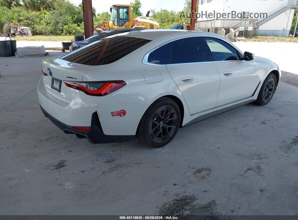 WBY73AW00PFR02804 2023 BMW I4 White Задня права чверть