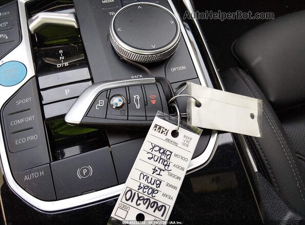 WBY73AW04RFT17257 2024 BMW I4 Black Вид панелі приладів